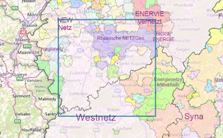 Anzeige der Kontaktdaten des Unternehmens und die offiziellen Netzbetreiber- bzw. Codenummer